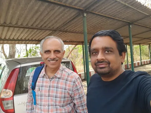 With Om Prakash Sir