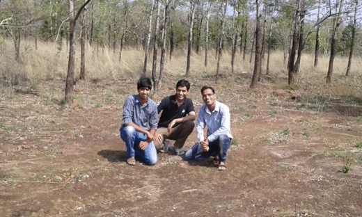 With friends in campus during IIFM days