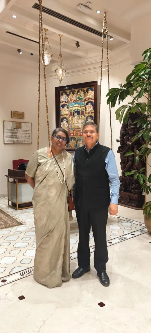Met my batchmate Anandi 'Andy' in Mumbai at 'Swadesh', 2025