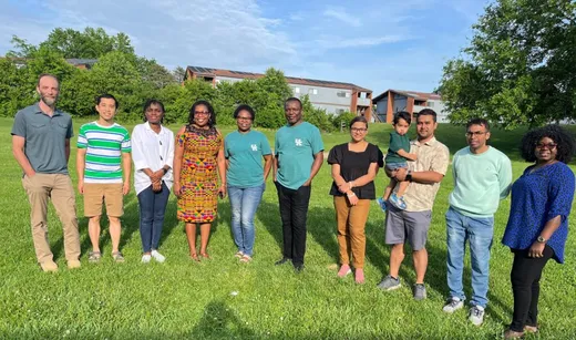 At University of Kentucky- with the members of Student Parent Organization