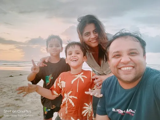 With family