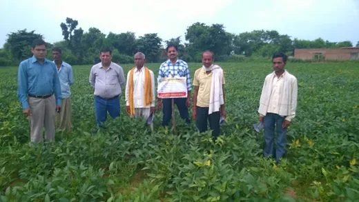 At Chhatarpur (M.P.) based FPC Field Visit in 2014