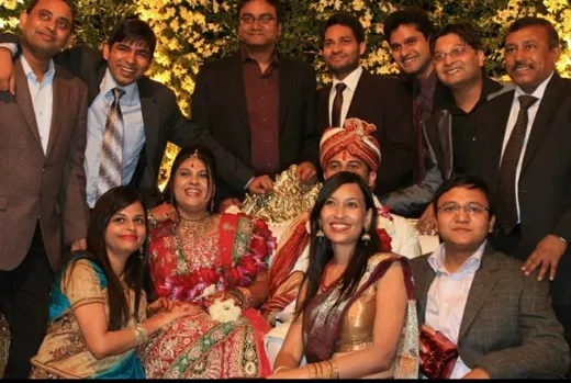 At wedding of classmate- Saransh Bajpai-with IIFM friends