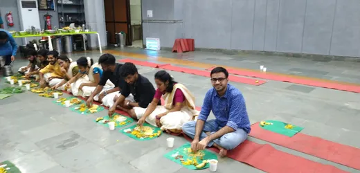 [Ashutosh](https://www.linkedin.com/in/ashutoshsenger/) having Onam dinner with students at IIFM in September 2019