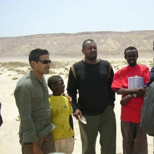 A field trip to Hafun, a fisher folk town in Puntaland State of Somalia - 2005. Hafun is located in the 'horn' of Africa.