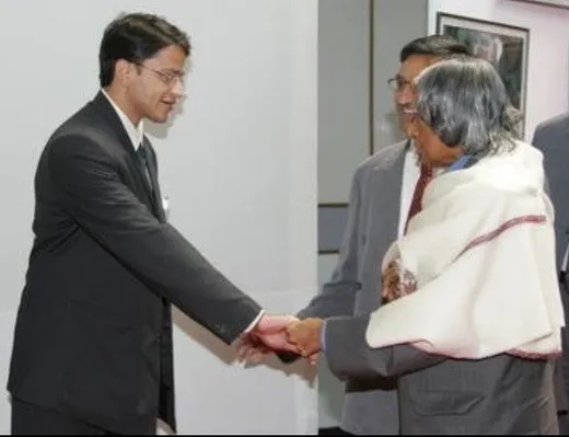With People’s President Kalam, 2005