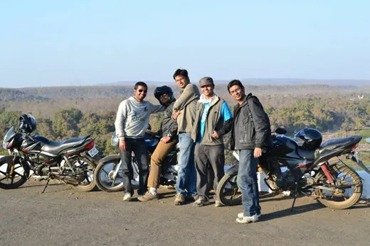 On a weekend getaway with batchmates in the frame Left to Right (Deepak, Pulak, Rajesh, Kunal, Ramanshu)
