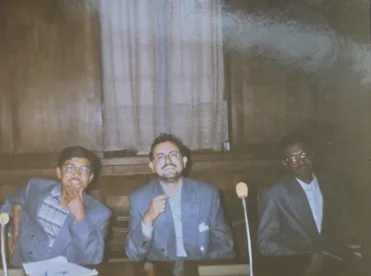 With Atulya (middle) and Rahul Kamble(right), 1996