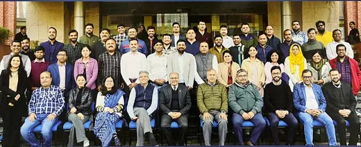 Snapshot with team members from The World Bank, NRLM, different SRLMs during a training program.