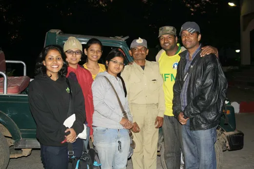 Field trip to Gir National Park -Where Mr. Hites took them on an extra turn to find a leopard