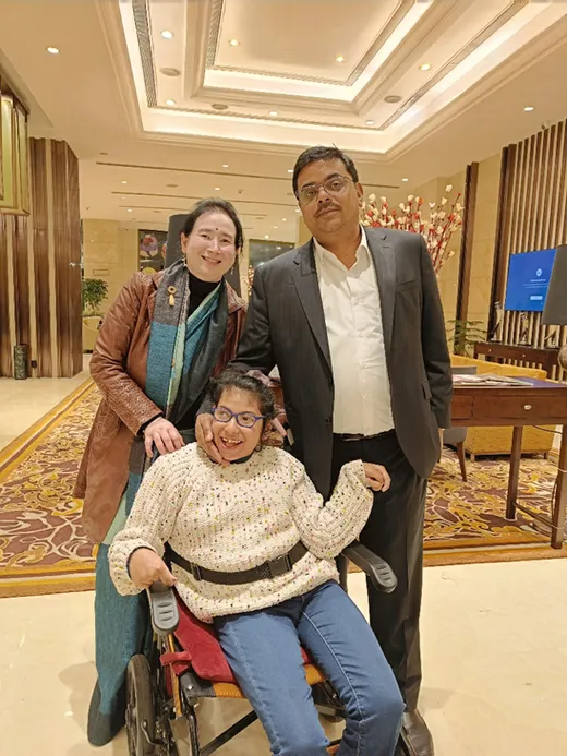 Our Family: Soopriti (Wife) and Prarthana (Daughter)