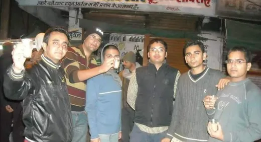The Chai party at Nehru Nagar
