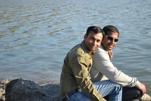 With Nagendra at Kerwa Dam