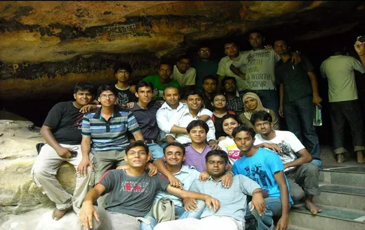 The magnificent caves of IIFM provides shelter to wild animals and also to the nature lovers.