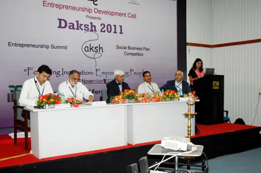 Daksh 2011 organised by EDC where Deepak was the coordinator