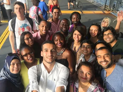 With some members of Fulbright scholarship International Cohort, New York, August 2018