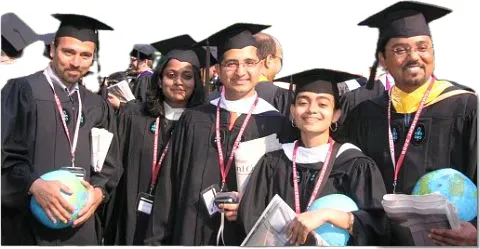 The Indian Contingent at MPA-ID Kennedy School Graduation, 2005 (I am rightmost)