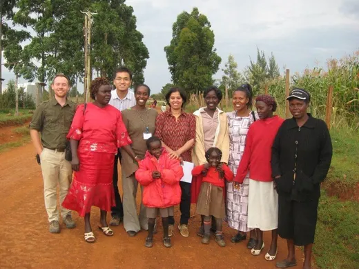 Sonali while working on passion fruit value chain in Kenya