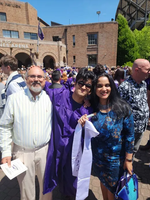 With my Family
