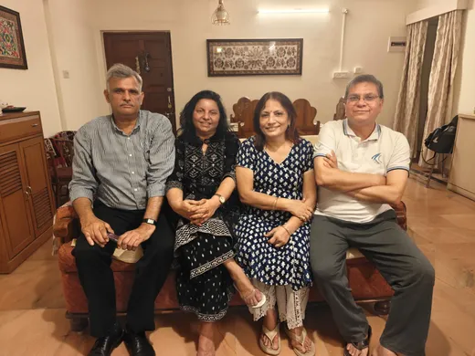 Manoj and Shubhra with us on their recent trip to Mumbai, 2026