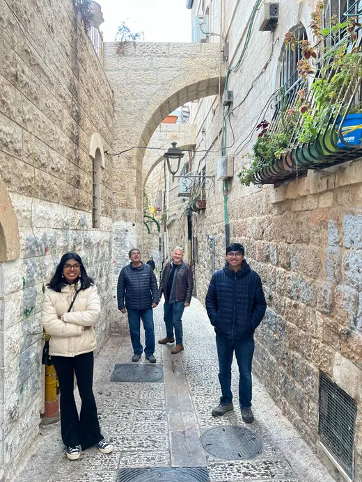 Exploring the streets of Bethlehem