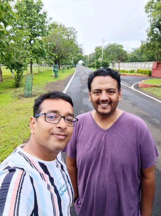 With Shrey at Pulgaon near Nagpur