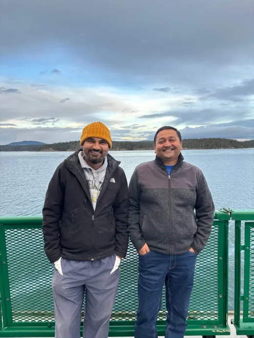 With Dharmendra Pandey, my Friend and IIFM batchmate