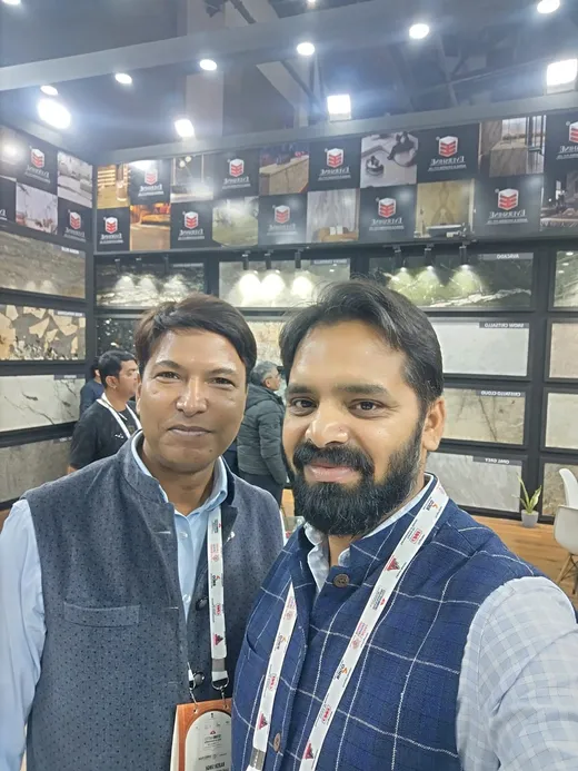 With Rajesh Ji at Stone Mart Expo Udaipur