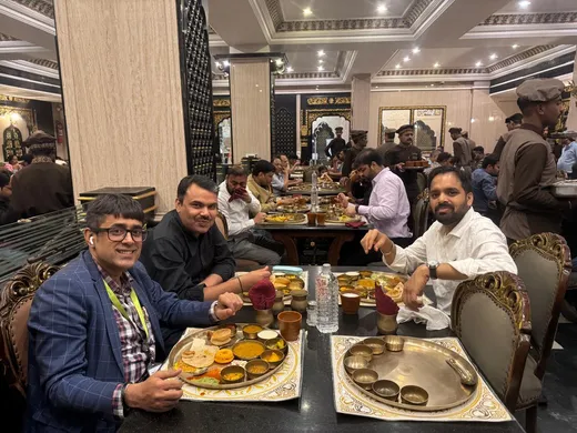 With Shreekant and Tarique @Goverdhan thaal, Ahemdabad