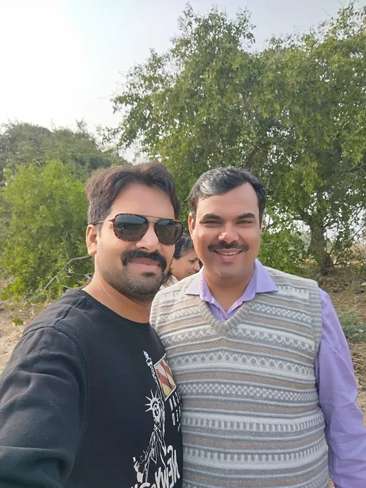 With Shreekant at Nalsarovar Dec'24